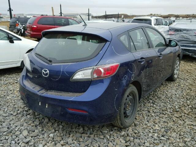 JM1BL1KF0C1559909 - 2012 MAZDA 3 I BLUE photo 4