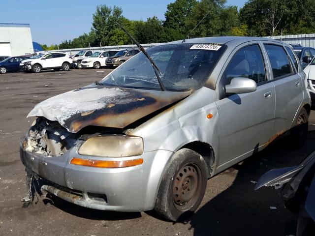 KL1TD62634B174345 - 2004 CHEVROLET AVEO BURN photo 9