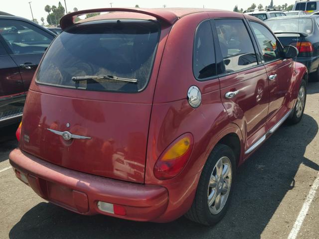 3C4FY58B64T337884 - 2004 CHRYSLER PT CRUISER RED photo 4