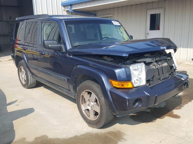 1J8HH48K89C513882 - 2009 JEEP COMMANDER BLUE photo 1