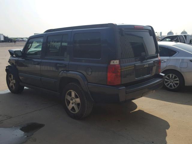 1J8HH48K89C513882 - 2009 JEEP COMMANDER BLUE photo 3
