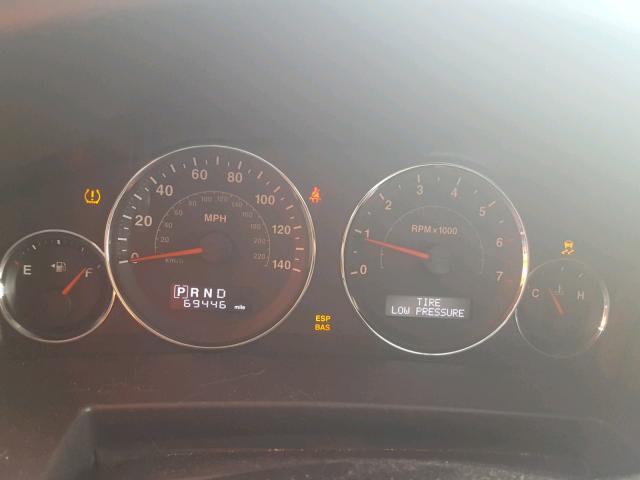 1J8HH48K89C513882 - 2009 JEEP COMMANDER BLUE photo 8