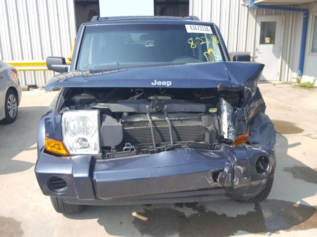 1J8HH48K89C513882 - 2009 JEEP COMMANDER BLUE photo 9