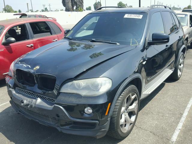 5UXFE83537LZ40804 - 2007 BMW X5 4.8I BLACK photo 2