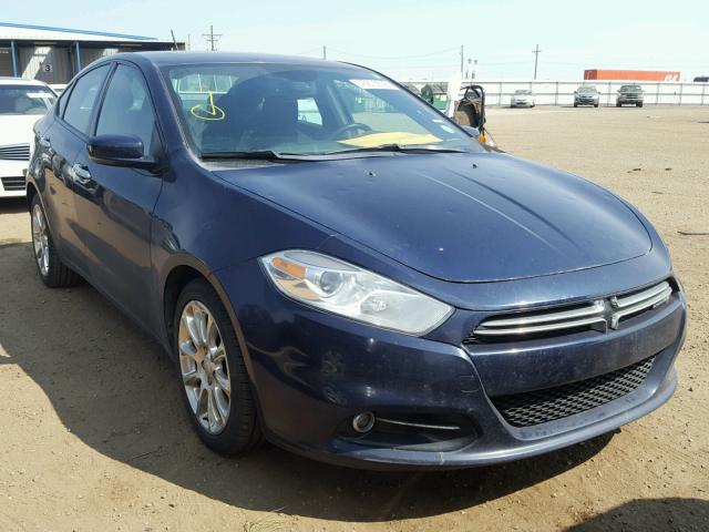 1C3CDFCH8DD133484 - 2013 DODGE DART LIMIT BLUE photo 1