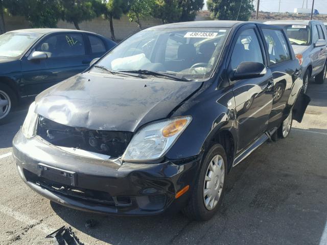JTKKT624960142318 - 2006 TOYOTA SCION XA შავი ფოტო 2