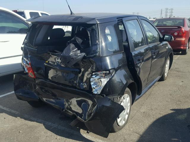 JTKKT624960142318 - 2006 TOYOTA SCION XA შავი ფოტო 4