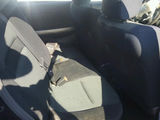 JTKKT624960142318 - 2006 TOYOTA SCION XA შავი ფოტო 6