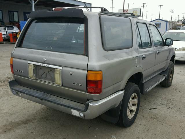 JT3VN29V0R0024110 - 1994 TOYOTA 4RUNNER VN GRAY photo 4