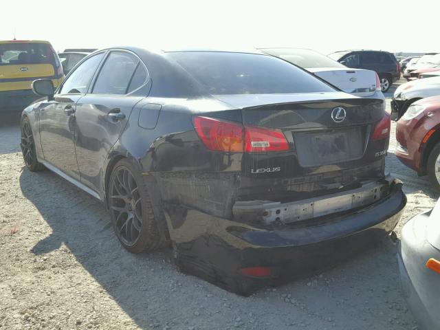 JTHBE262762005870 - 2006 LEXUS IS 350 BLACK photo 3