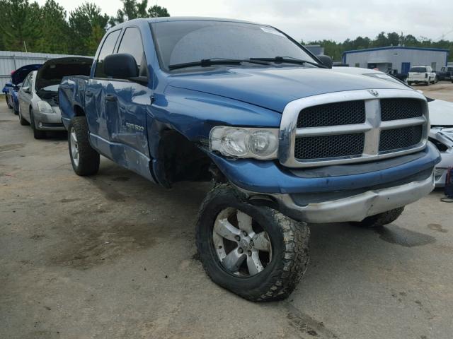 1D7HA18DX3J616080 - 2003 DODGE RAM 1500 BLUE photo 1