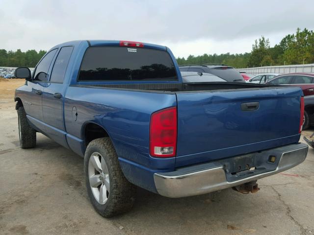 1D7HA18DX3J616080 - 2003 DODGE RAM 1500 BLUE photo 3