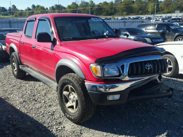 5TEHN72N61Z837696 - 2001 TOYOTA TACOMA RED photo 1