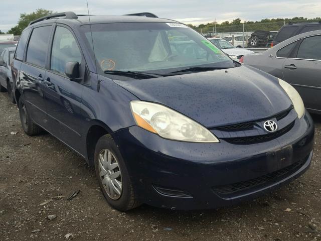 5TDZA23CX6S520976 - 2006 TOYOTA SIENNA CE BLUE photo 1