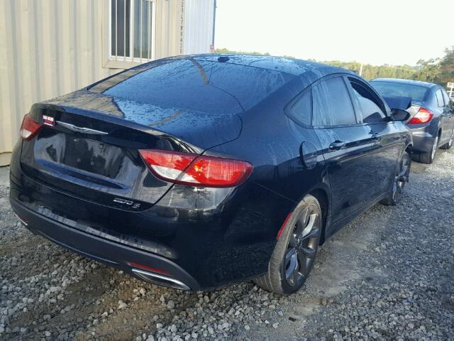 1C3CCCBB6FN641304 - 2015 CHRYSLER 200 S BLACK photo 4