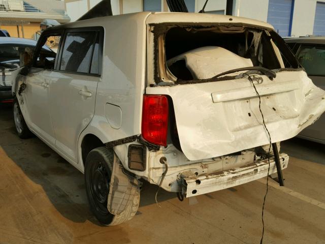 JTLKE50E491077971 - 2009 TOYOTA SCION XB თეთრი ფოტო 3