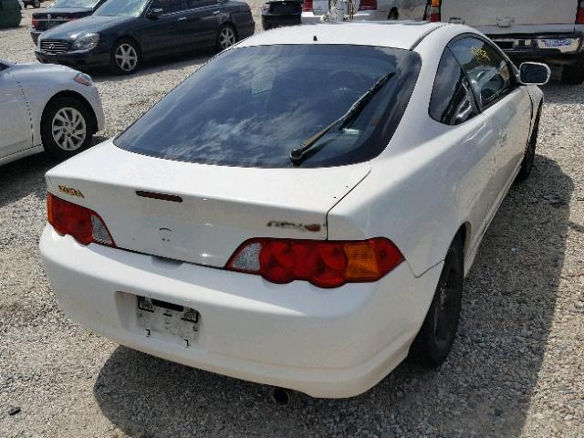 JH4DC53052C021685 - 2002 ACURA RSX TYPE-S WHITE photo 4