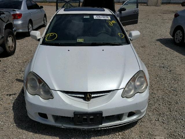 JH4DC53052C021685 - 2002 ACURA RSX TYPE-S WHITE photo 9