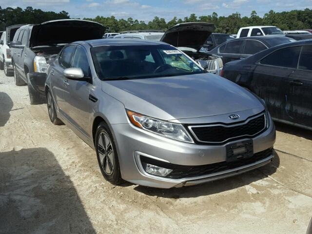 KNAGM4AD4C5036225 - 2012 KIA OPTIMA HYB SILVER photo 1