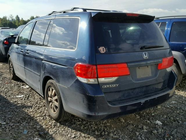 5FNRL3H61AB076418 - 2010 HONDA ODYSSEY BLUE photo 3