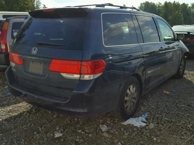 5FNRL3H61AB076418 - 2010 HONDA ODYSSEY BLUE photo 4