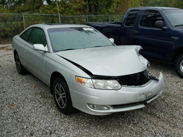 2T1CE22P92C000298 - 2002 TOYOTA CAMRY SOLA SILVER photo 1