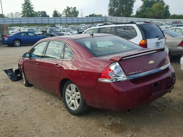 2G1WC583X89249347 - 2008 CHEVROLET IMPALA LT BURGUNDY photo 3