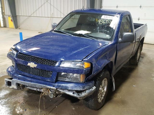 1GCHTCDE9A8115474 - 2010 CHEVROLET COLORADO L BLUE photo 2