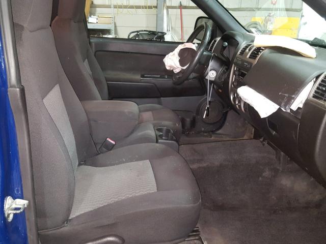 1GCHTCDE9A8115474 - 2010 CHEVROLET COLORADO L BLUE photo 5