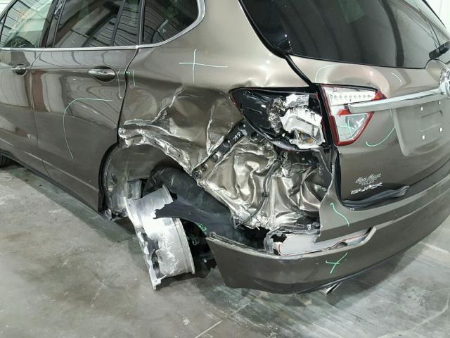 LRBFXBSA7HD000927 - 2017 BUICK ENVISION E BROWN photo 9