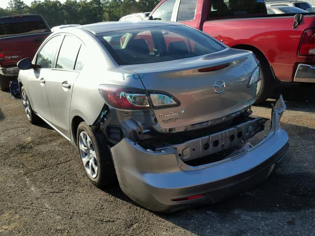 JM1BL1UF2C1541912 - 2012 MAZDA 3 I SILVER photo 3