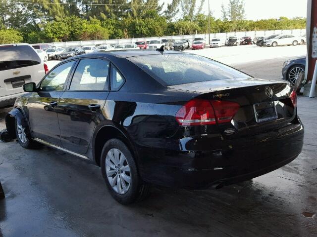 1VWAT7A34FC021175 - 2015 VOLKSWAGEN PASSAT S შავი ფოტო 3