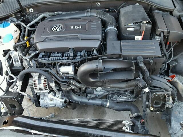 1VWAT7A34FC021175 - 2015 VOLKSWAGEN PASSAT S BLACK photo 7