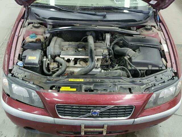 YV1RS58D532263299 - 2003 VOLVO S60 2.4T MAROON photo 7