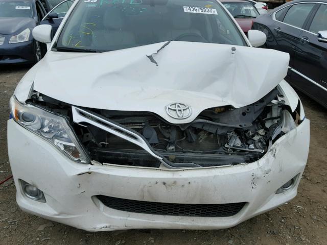 4T3ZK3BBXBU038903 - 2011 TOYOTA VENZA WHITE photo 7