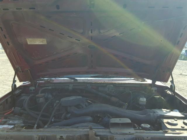 1FMEU15H5MLA28164 - 1991 FORD BRONCO U10 RED photo 7