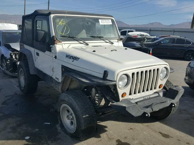 1J4FA29163P304440 - 2003 JEEP WRANGLER / WHITE photo 1