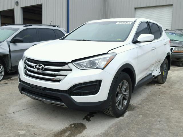 5XYZTDLB4FG296114 - 2015 HYUNDAI SANTA FE S WHITE photo 2