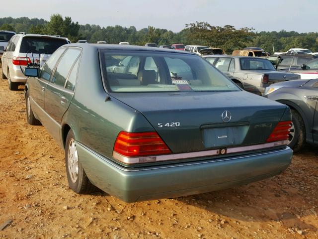 WDBGA43E2RA184857 - 1994 MERCEDES-BENZ S 420 GREEN photo 3