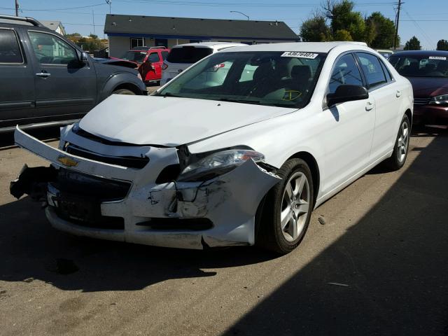 1G1ZA5E05AF290706 - 2010 CHEVROLET MALIBU LS WHITE photo 2