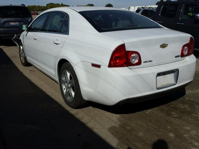 1G1ZA5E05AF290706 - 2010 CHEVROLET MALIBU LS WHITE photo 3