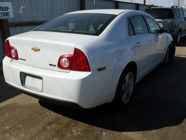 1G1ZA5E05AF290706 - 2010 CHEVROLET MALIBU LS WHITE photo 4