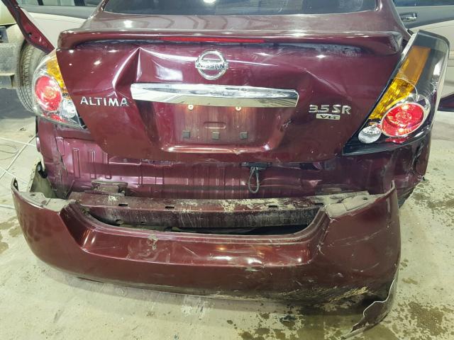 1N4BL2AP5CN567759 - 2012 NISSAN ALTIMA SR MAROON photo 9