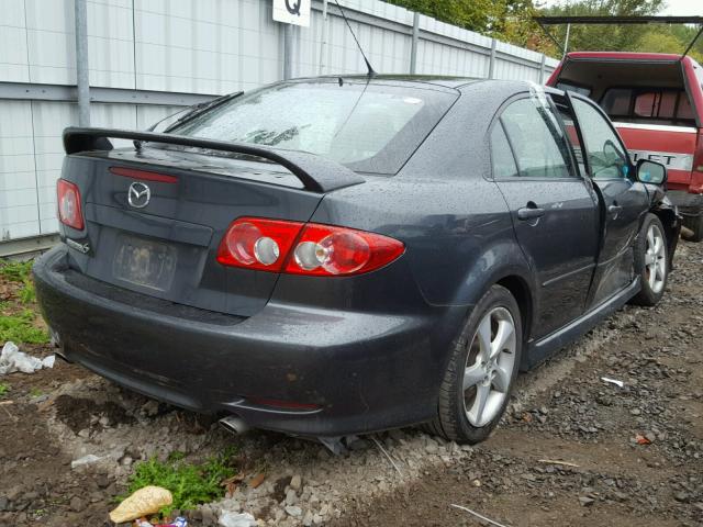 1YVHP84D145N55651 - 2004 MAZDA 6 S GRAY photo 4