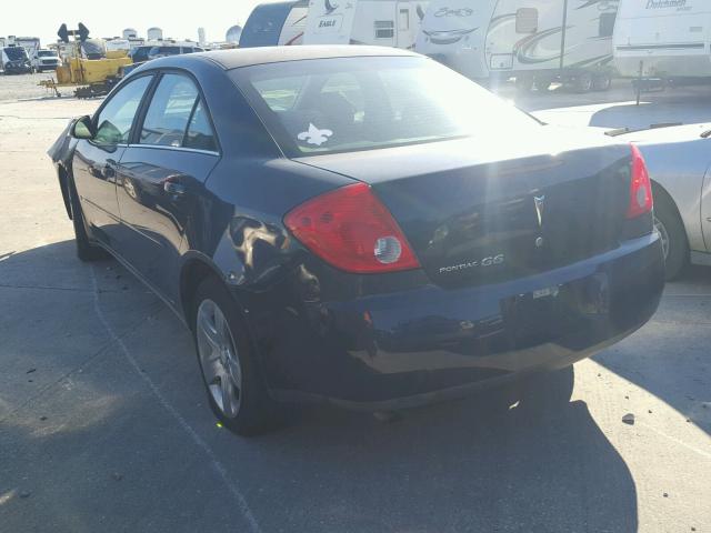 1G2ZG57B094142379 - 2009 PONTIAC G6 BLUE photo 3