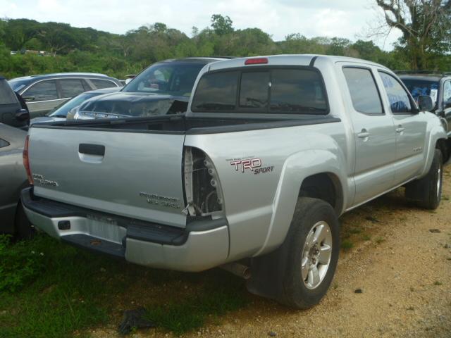 5TEJU62N28Z523620 - 2008 TOYOTA TACOMA SILVER photo 4