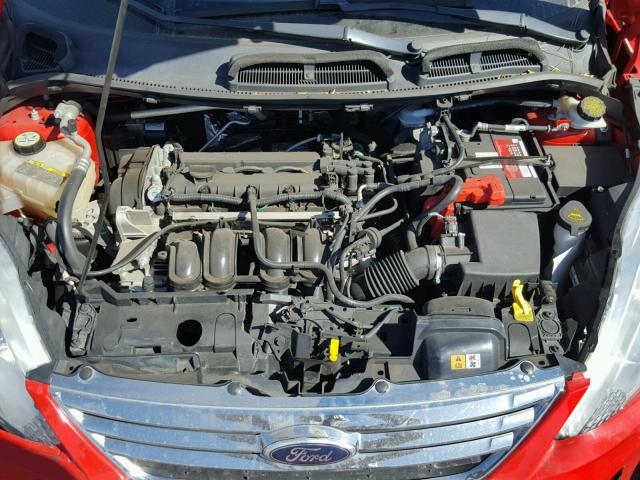 3FADP4CJ4DM202275 - 2013 FORD FIESTA TIT RED photo 7