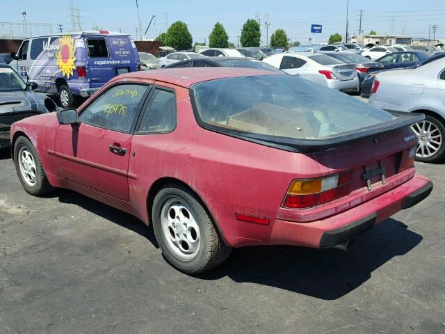 WP0AB0940HN470239 - 1987 PORSCHE 924 RED photo 3