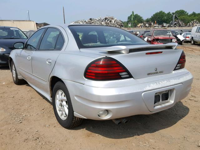 1G2NF52E33M743425 - 2003 PONTIAC GRAND AM S 银色 照片 3