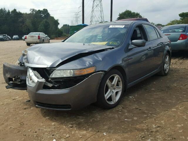 19UUA66255A064046 - 2005 ACURA TL GRAY photo 2